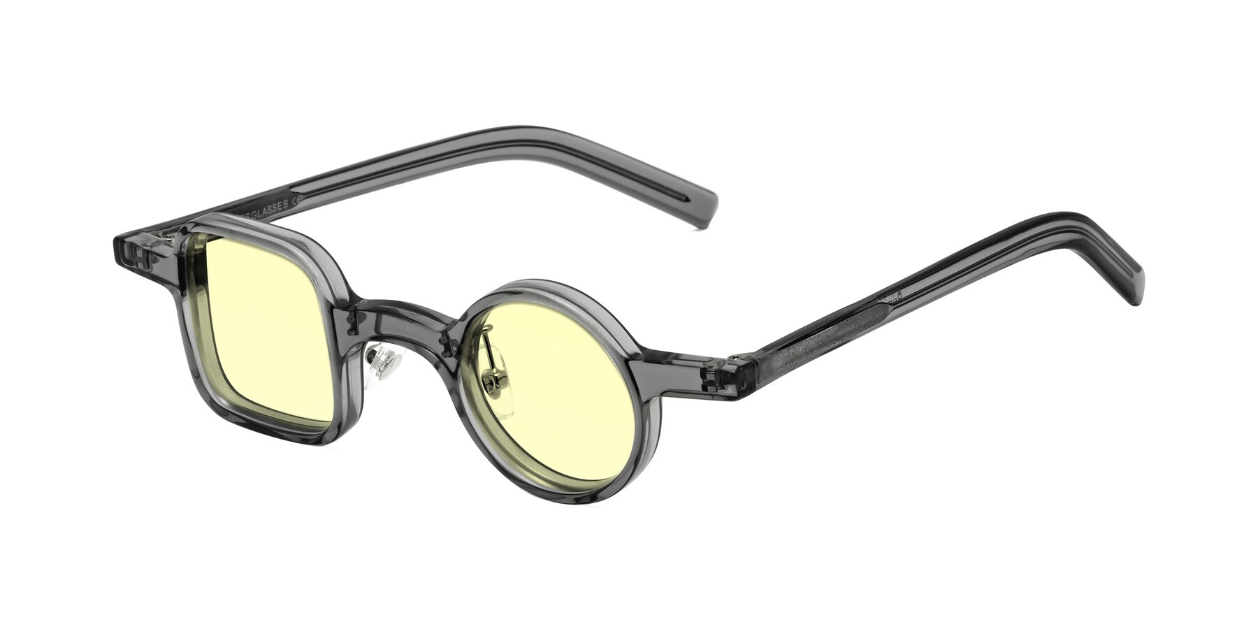 Angle of Primiti in Gray with Light Yellow Tinted Lenses