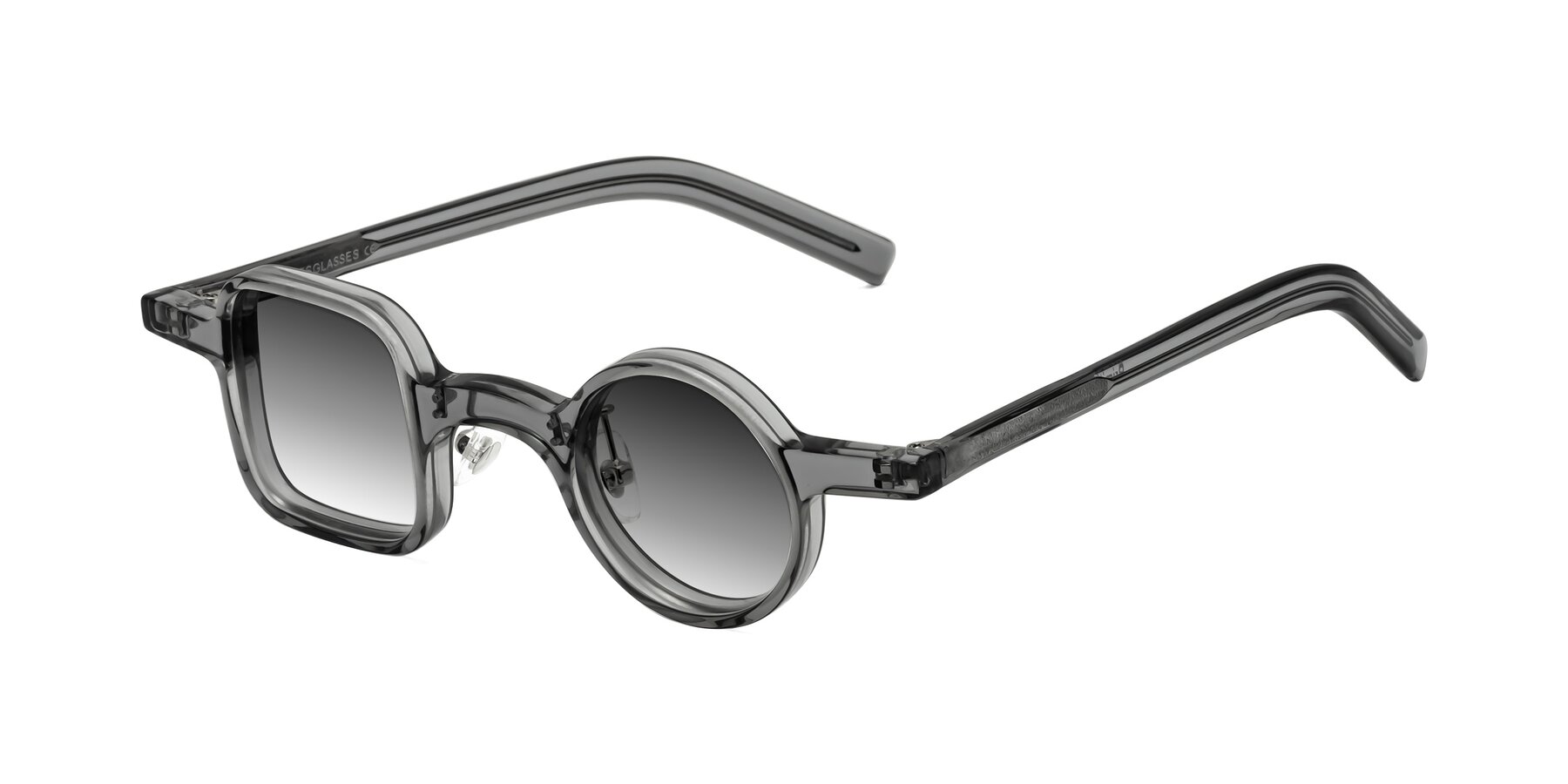 Angle of Primiti in Gray with Gray Gradient Lenses