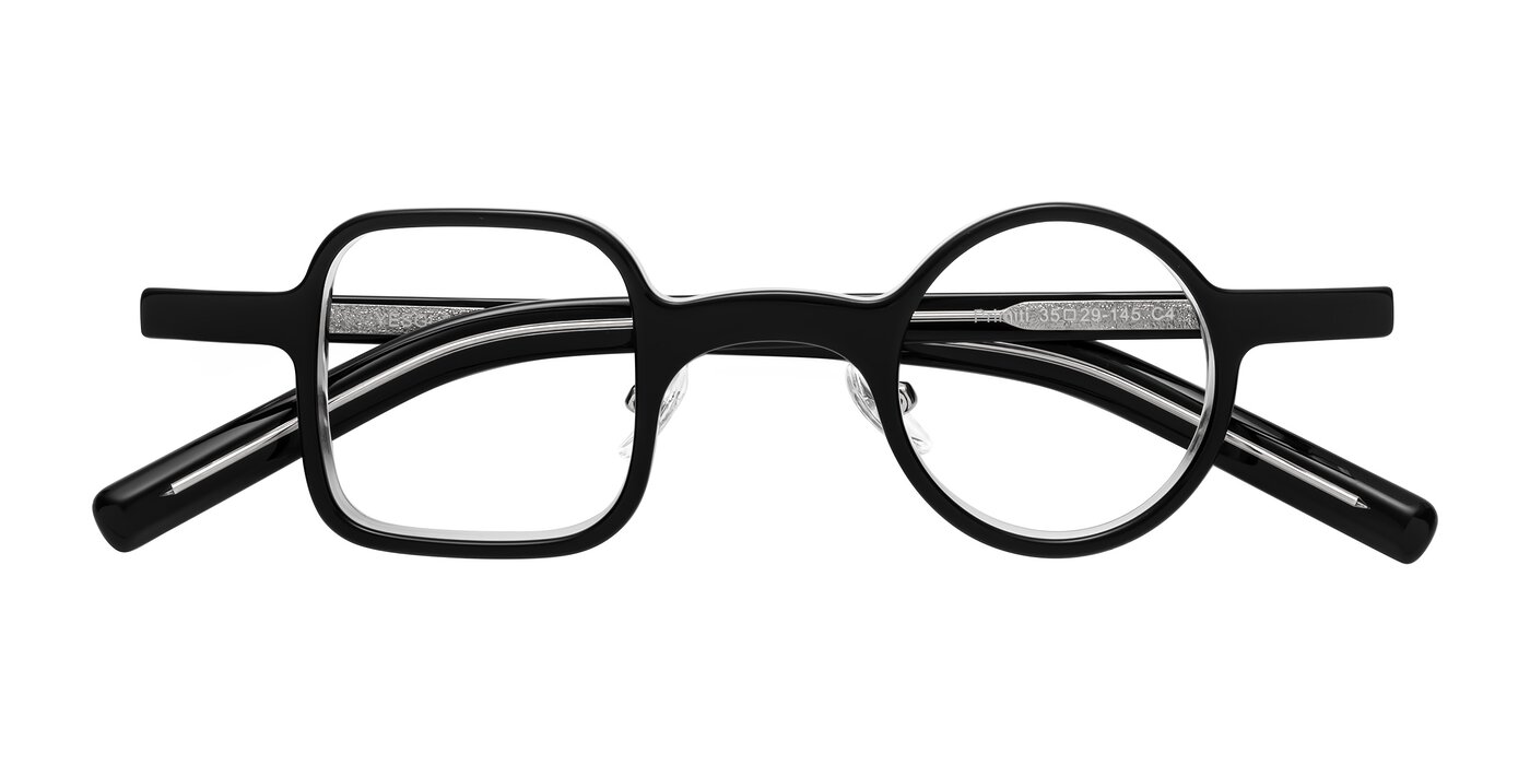 Primiti - Black/Clear Eyeglasses