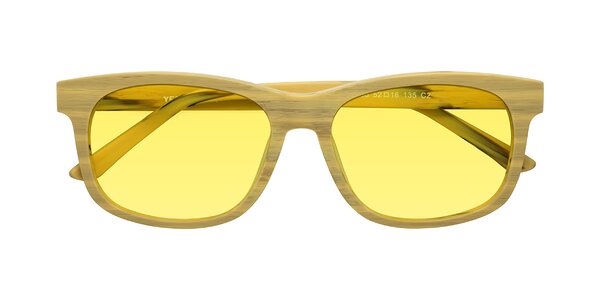 Front of Alfred in Egg Yolk Woodgrain