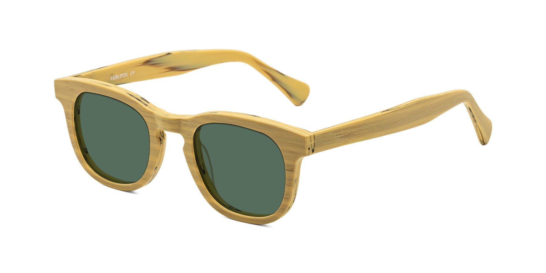 Angle of Tonia in Egg Yolk Woodgrain with Green Polarized Lenses