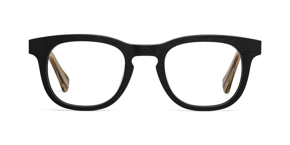 Tonia - Black/Sugar Woodgrain Eyeglasses