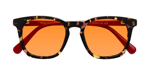 Front of Polite in Tortoise/Red