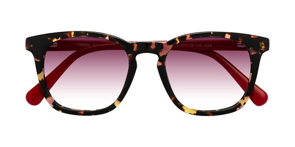 Front of Polite in Tortoise/Red