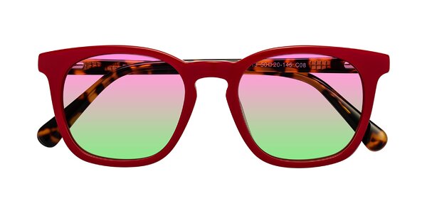 Front of Polite in Red/Tortoise