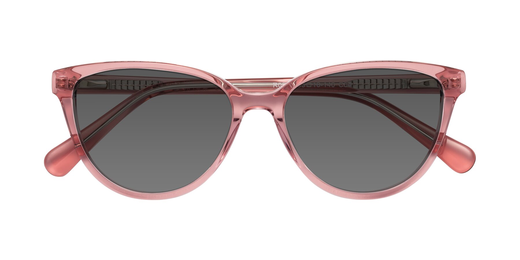 Folded Front of Guest in Pink with Medium Gray Tinted Lenses