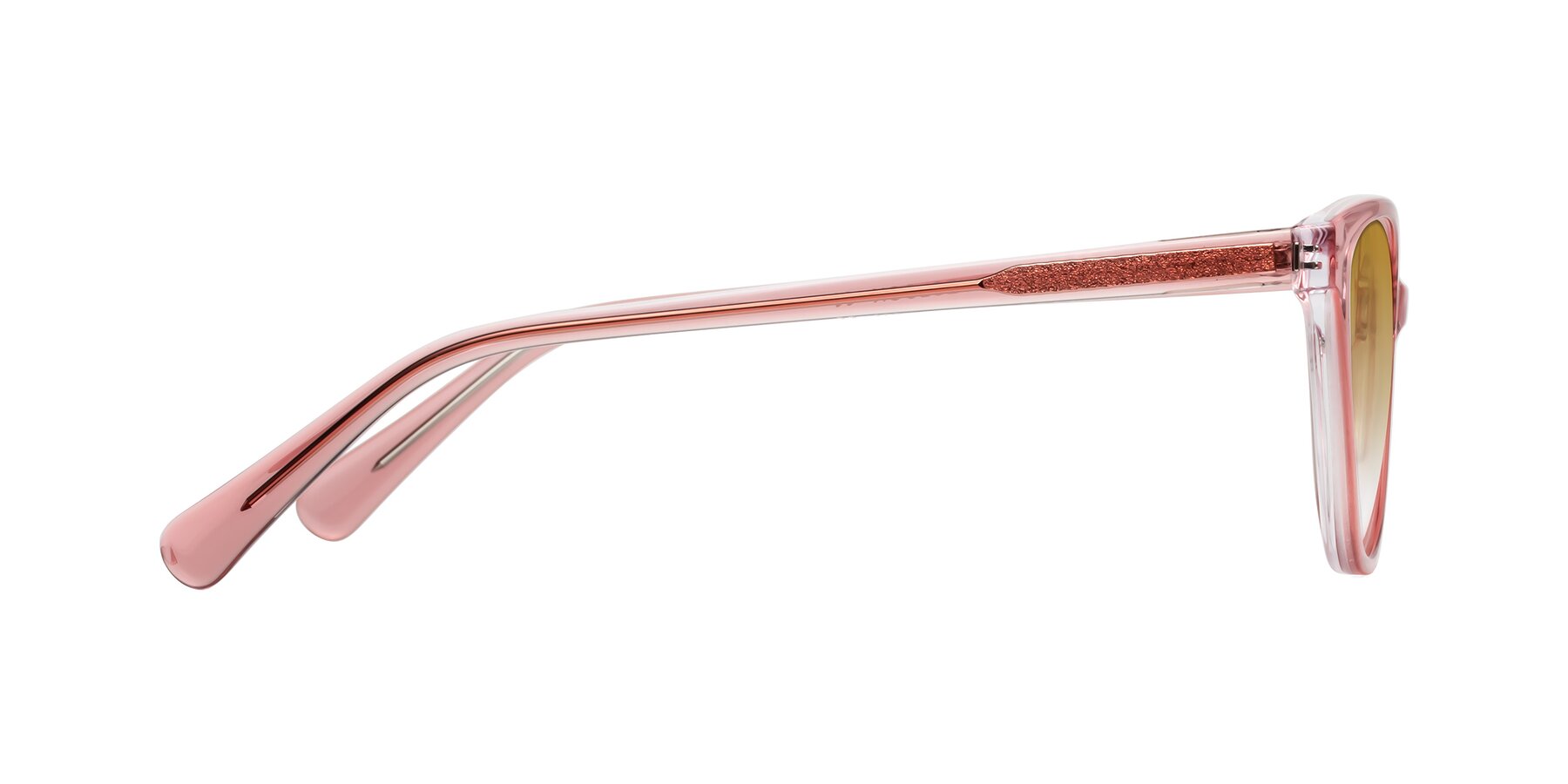 Side of Guest in Pink with Champagne Gradient Lenses