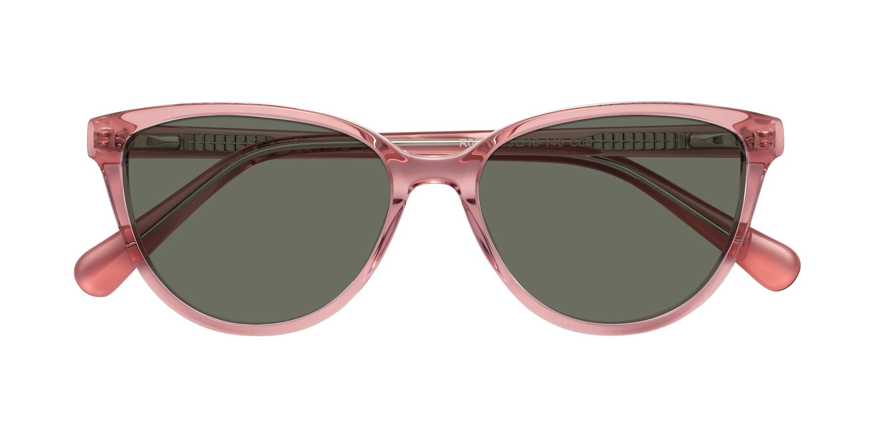 Folded Front of Guest in Pink with Gray Polarized Lenses