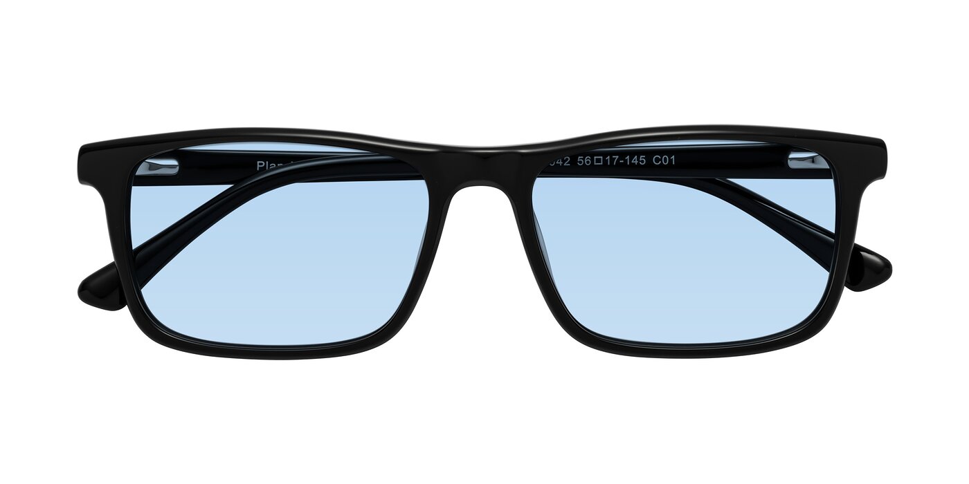 Plan - Black Tinted Sunglasses