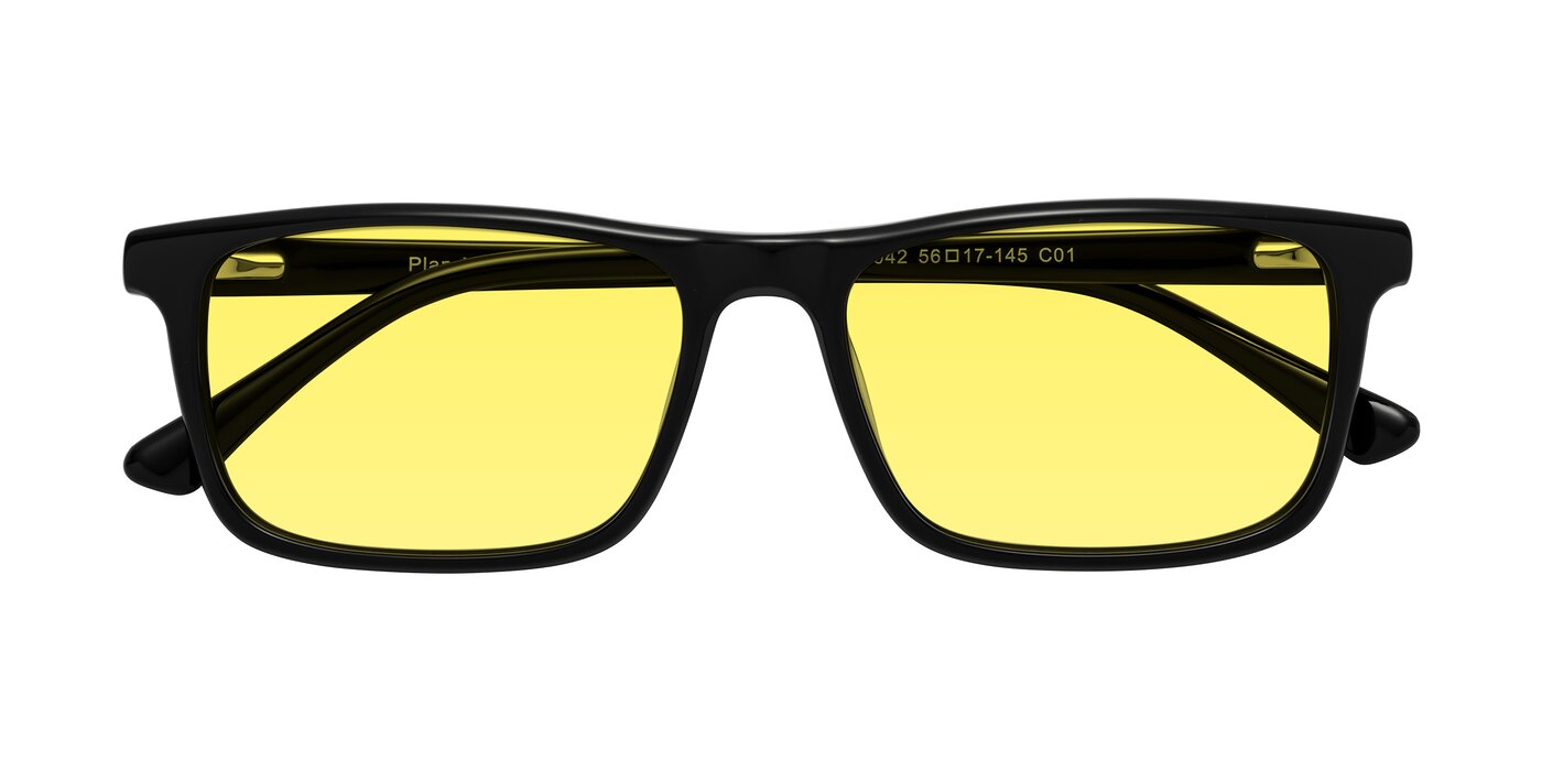 Plan - Black Tinted Sunglasses