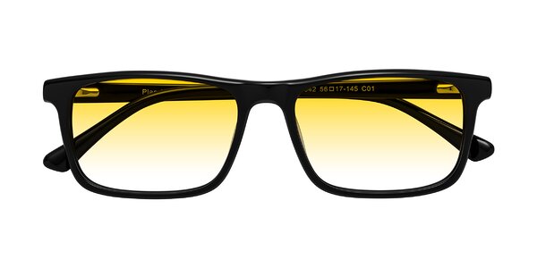 Front of Plan in Black