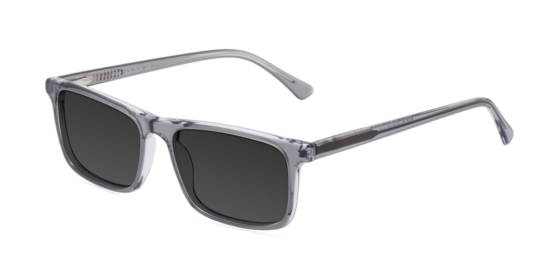 Angle of Plan in Gray with Gray Tinted Lenses