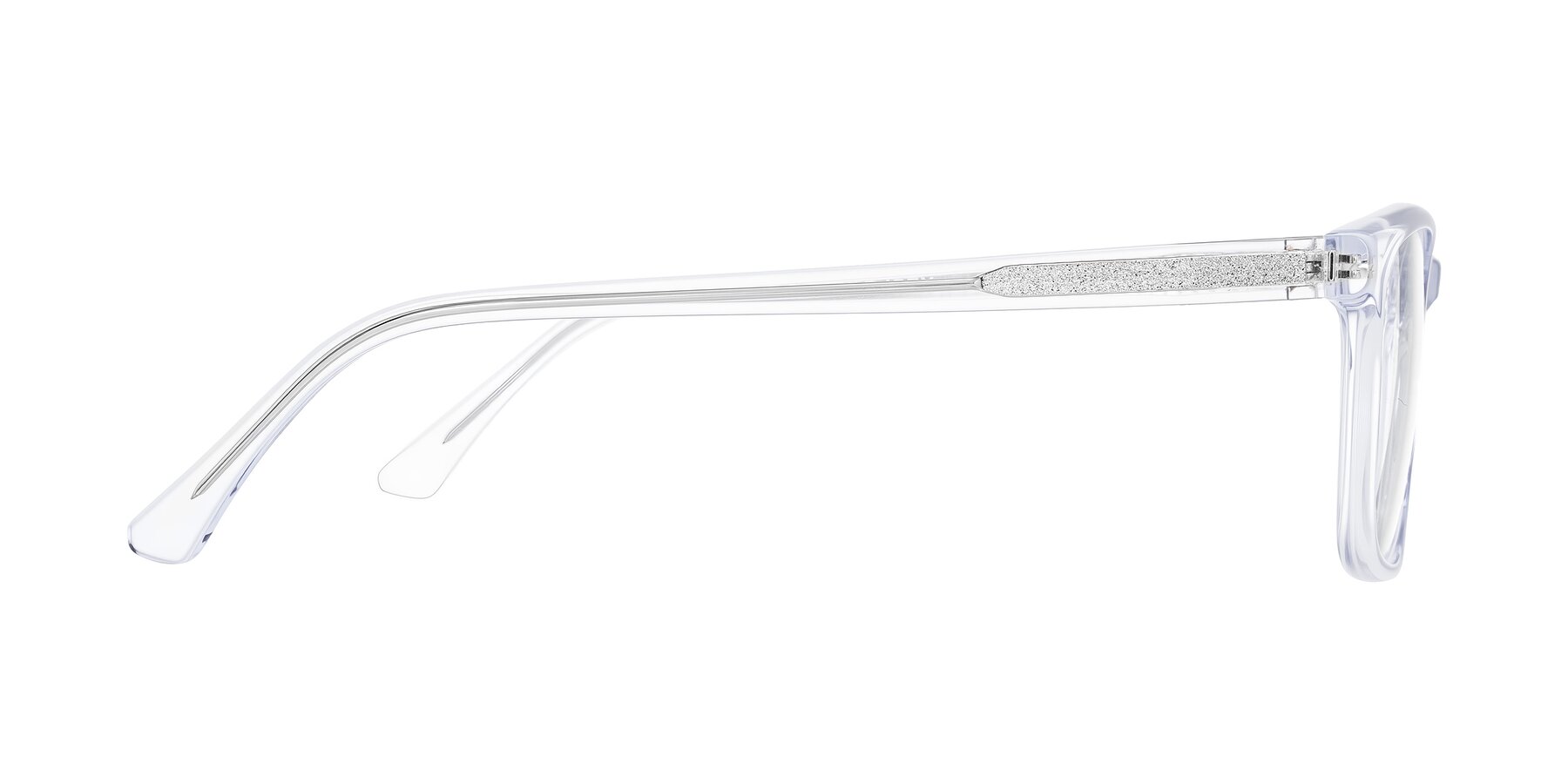 Side of Plan in Clear with Clear Eyeglass Lenses