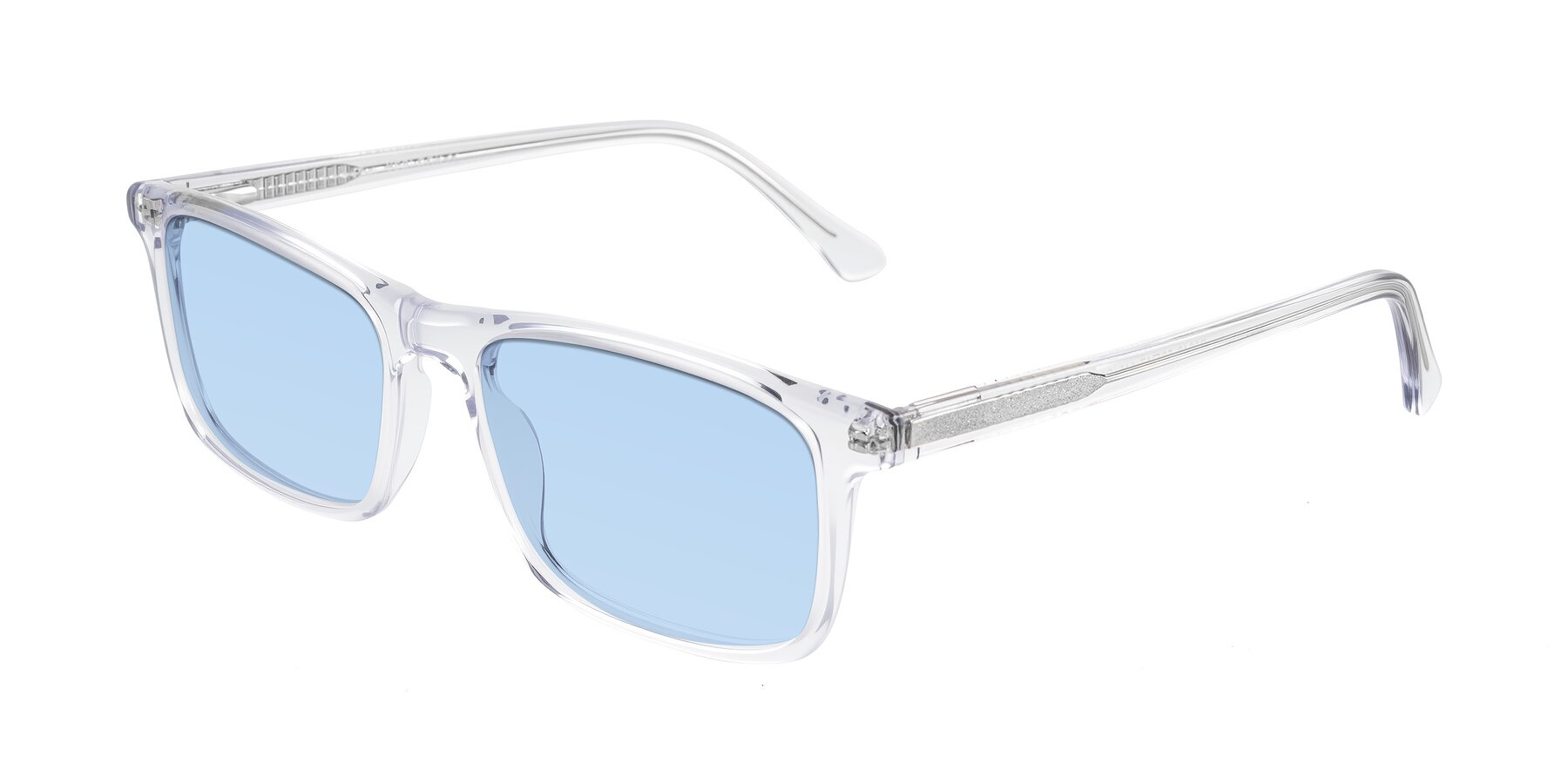 Angle of Plan in Clear with Light Blue Tinted Lenses