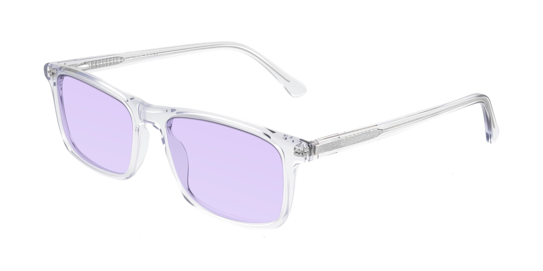 Angle of Plan in Clear with Light Purple Tinted Lenses