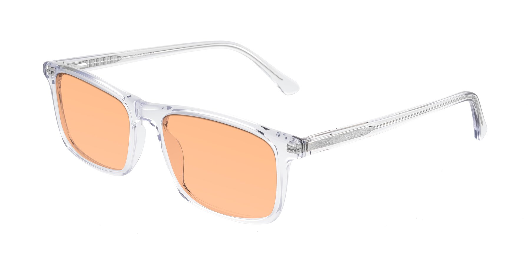 Angle of Plan in Clear with Light Orange Tinted Lenses