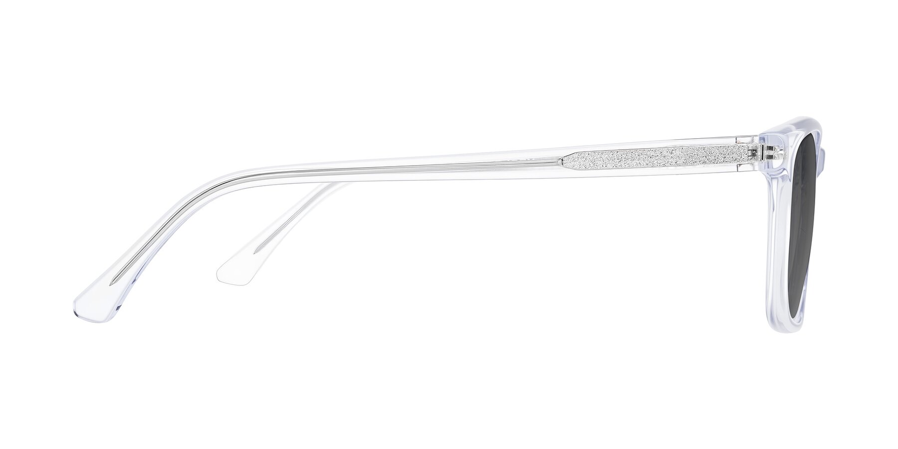 Side of Plan in Clear with Medium Gray Tinted Lenses