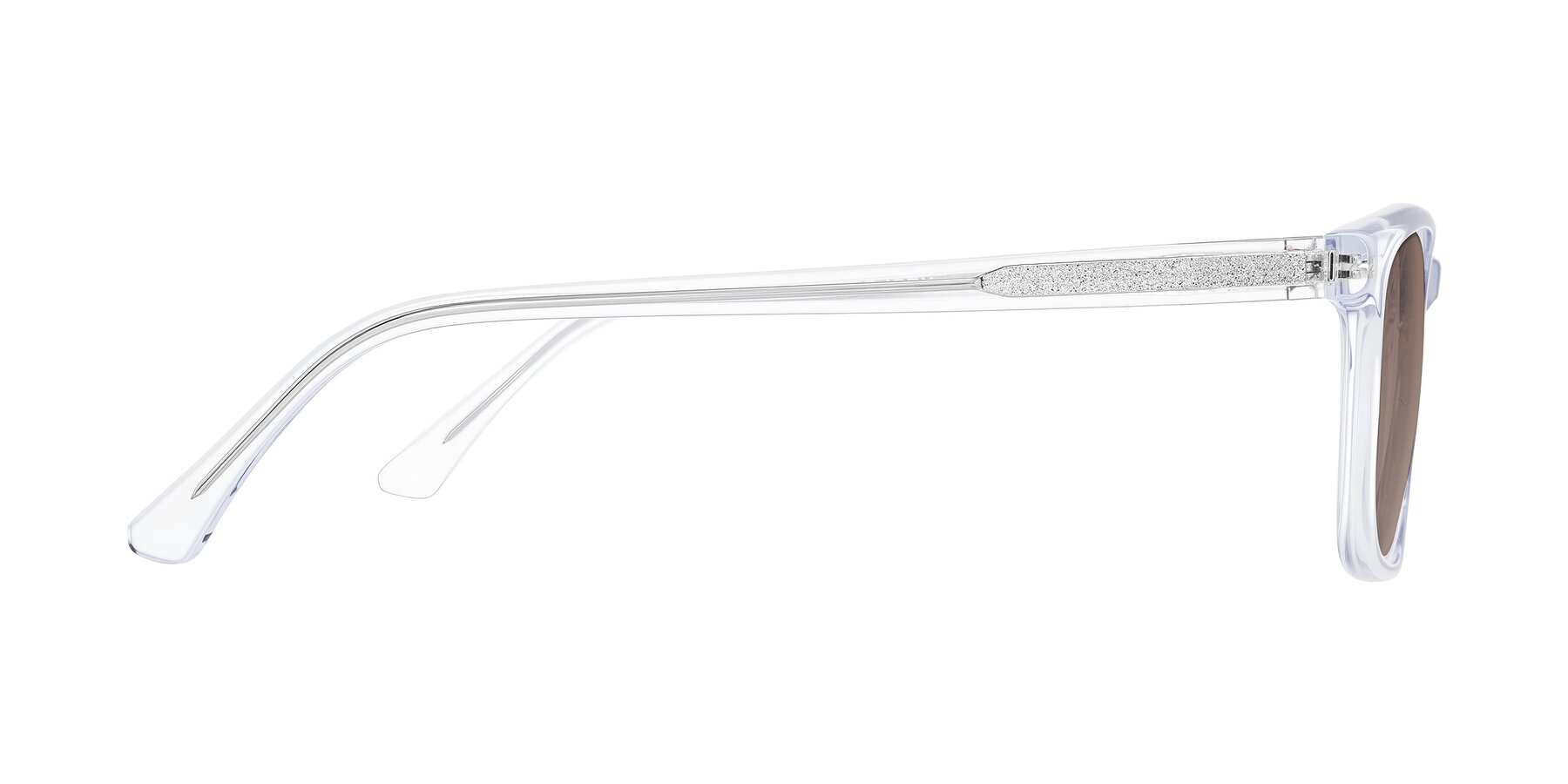 Side of Plan in Clear with Medium Brown Tinted Lenses