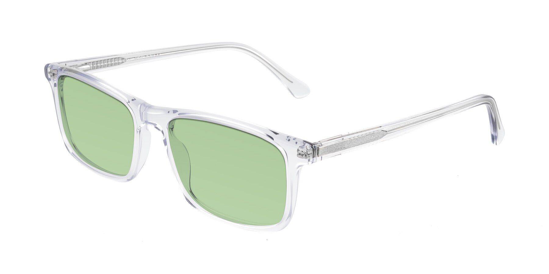 Angle of Plan in Clear with Medium Green Tinted Lenses
