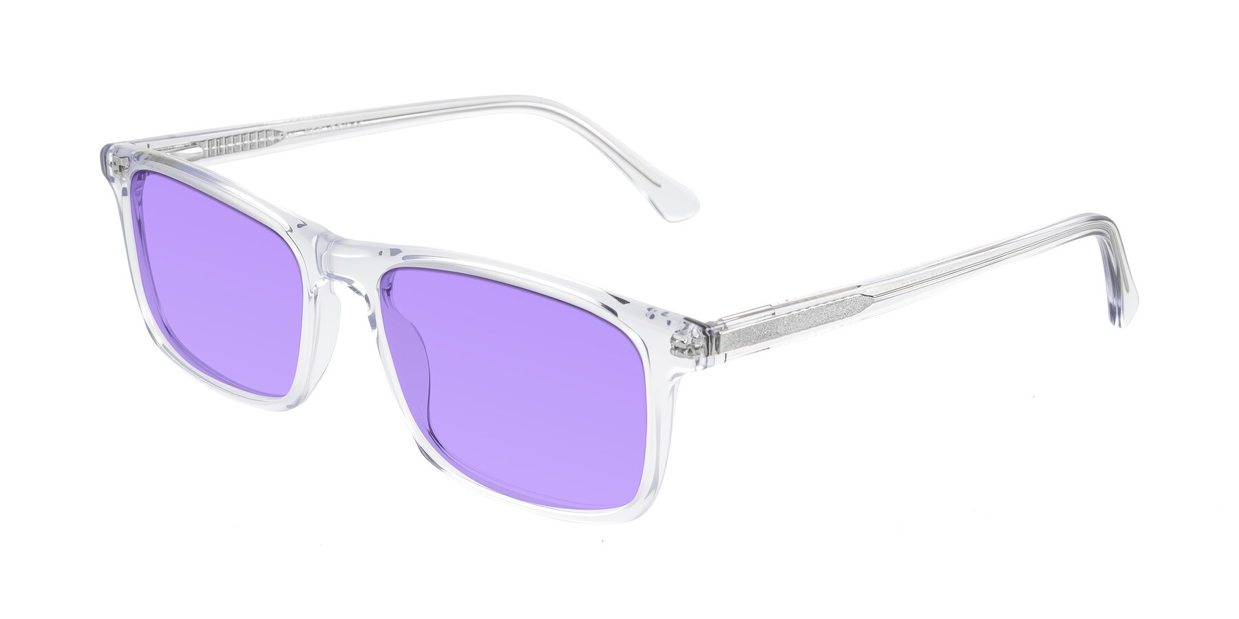 Angle of Plan in Clear with Medium Purple Tinted Lenses