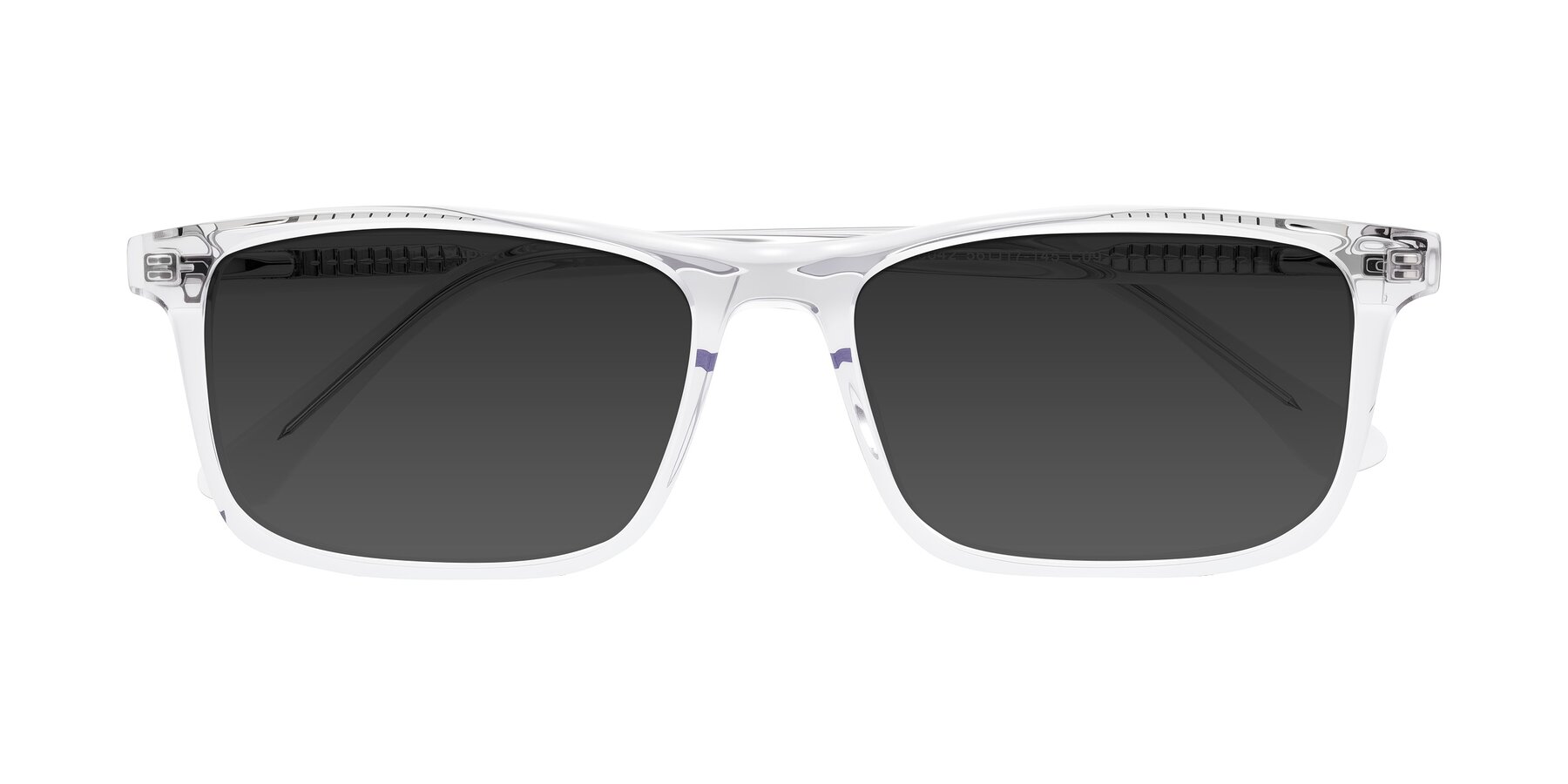 Folded Front of Plan in Clear with Gray Tinted Lenses