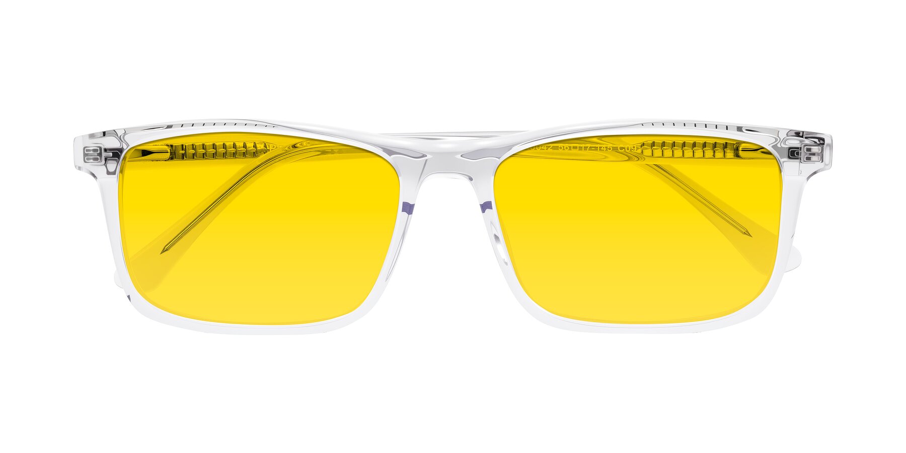 Folded Front of Plan in Clear with Yellow Tinted Lenses