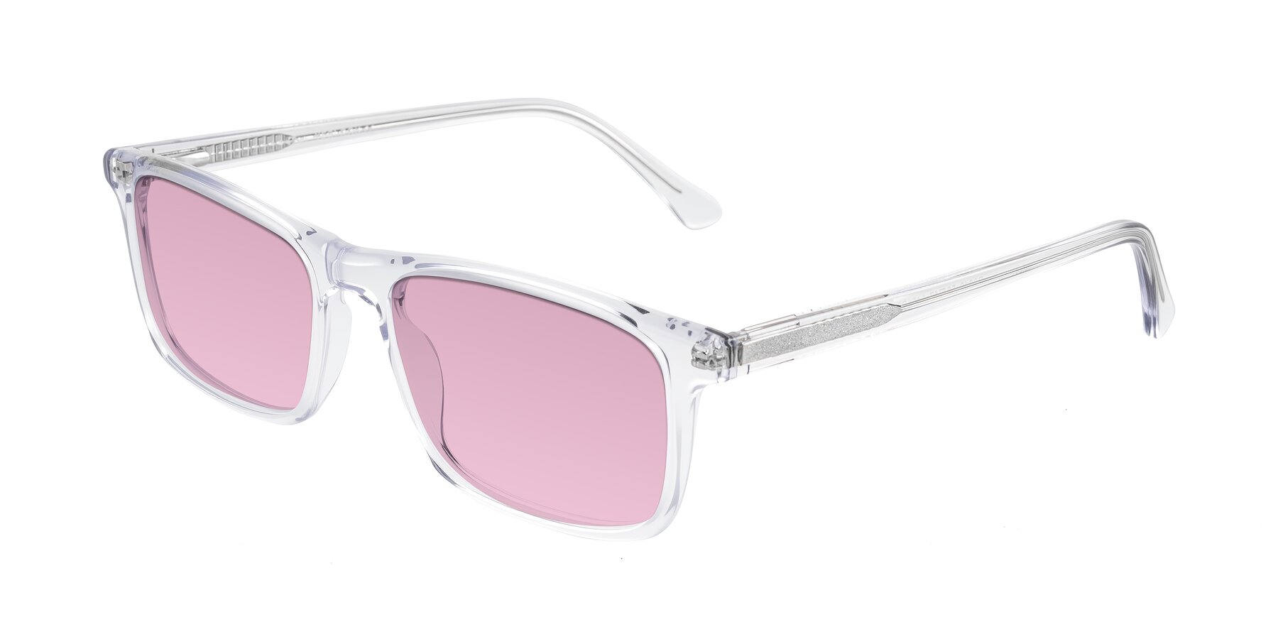 Angle of Plan in Clear with Light Wine Tinted Lenses