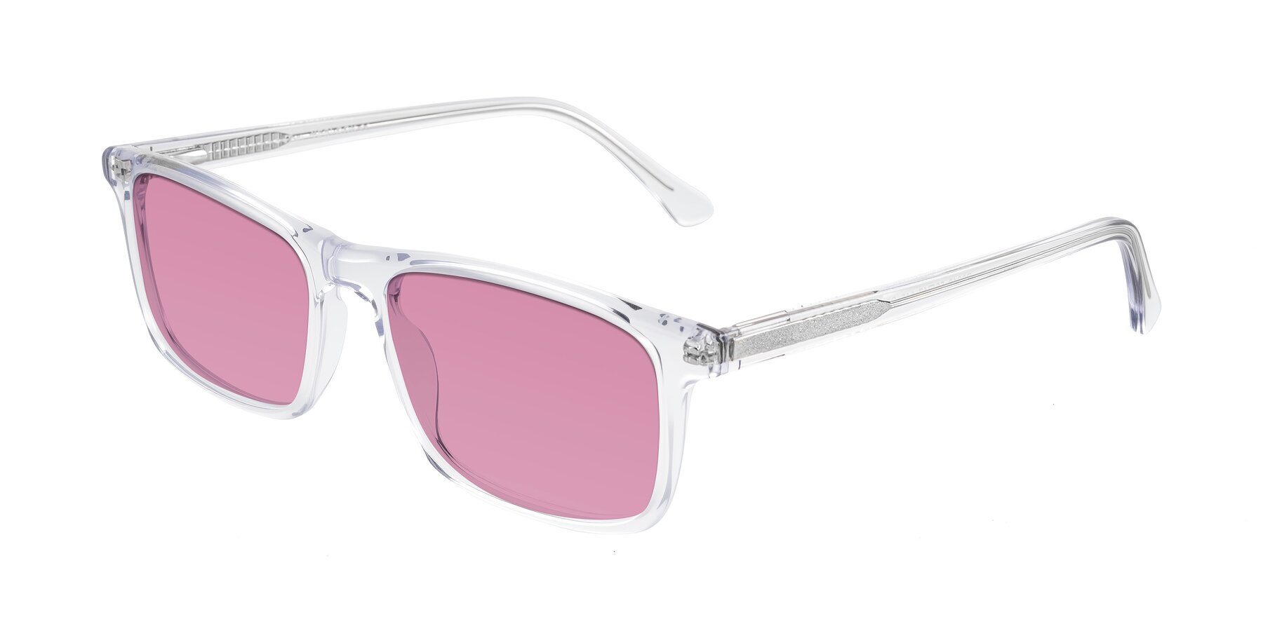 Angle of Plan in Clear with Medium Wine Tinted Lenses