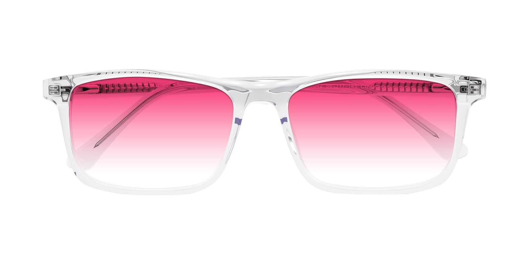 Folded Front of Plan in Clear with Pink Gradient Lenses