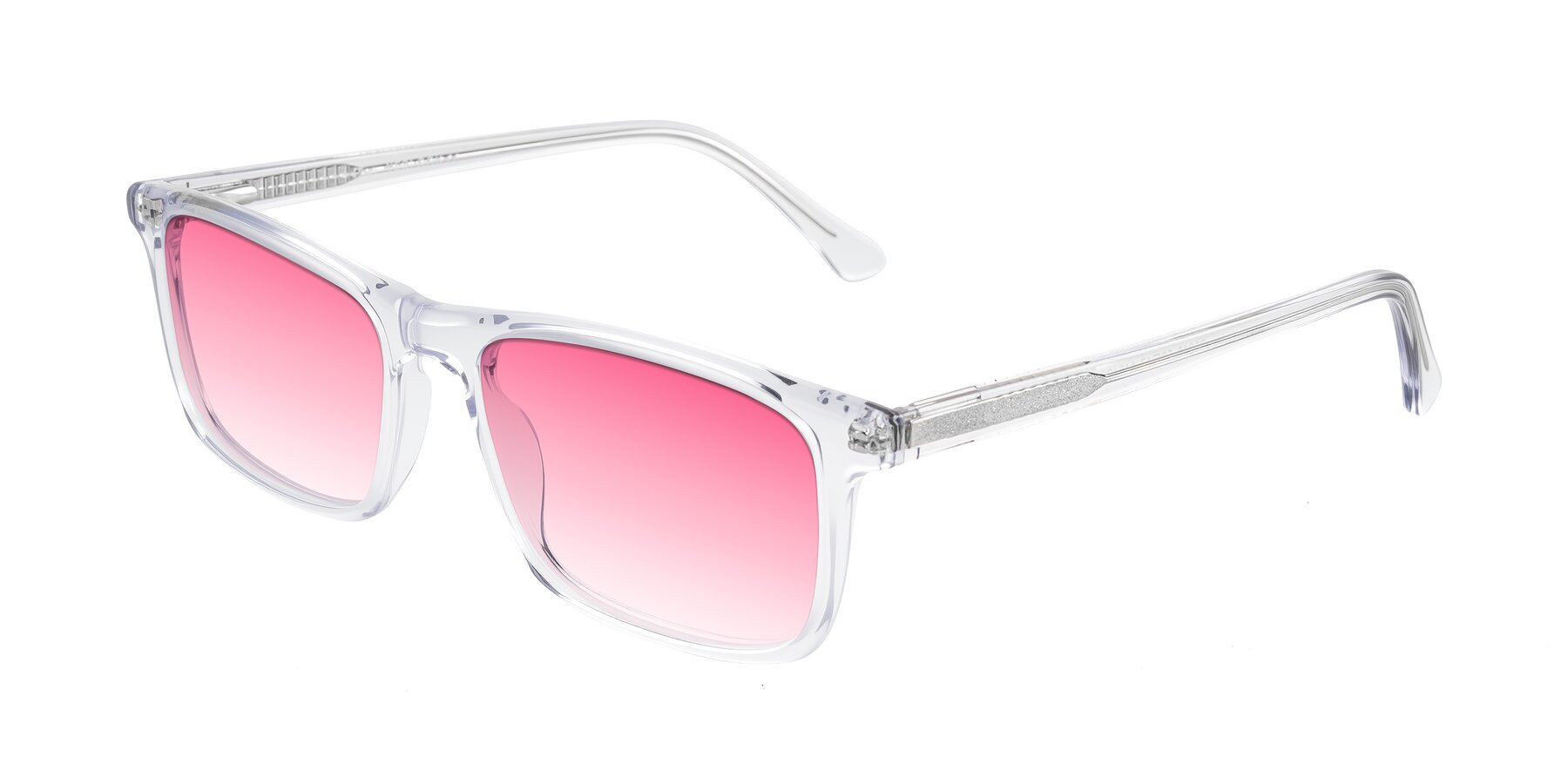 Angle of Plan in Clear with Pink Gradient Lenses
