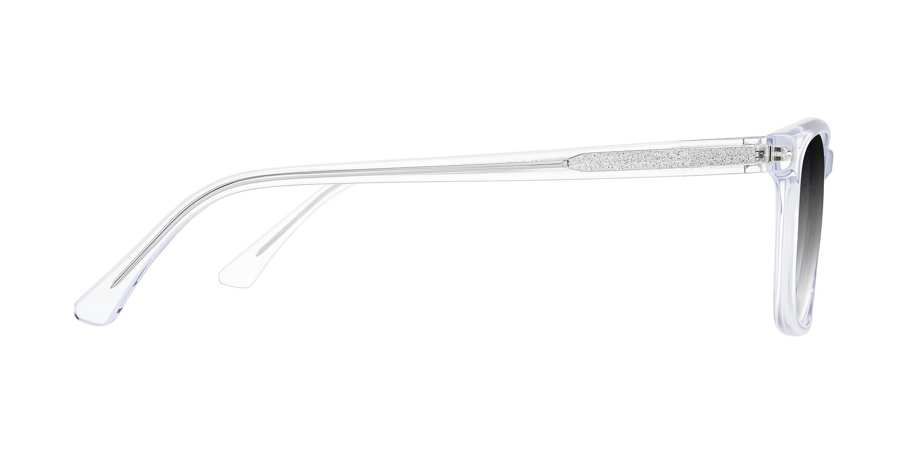 Side of Plan in Clear with Gray Gradient Lenses