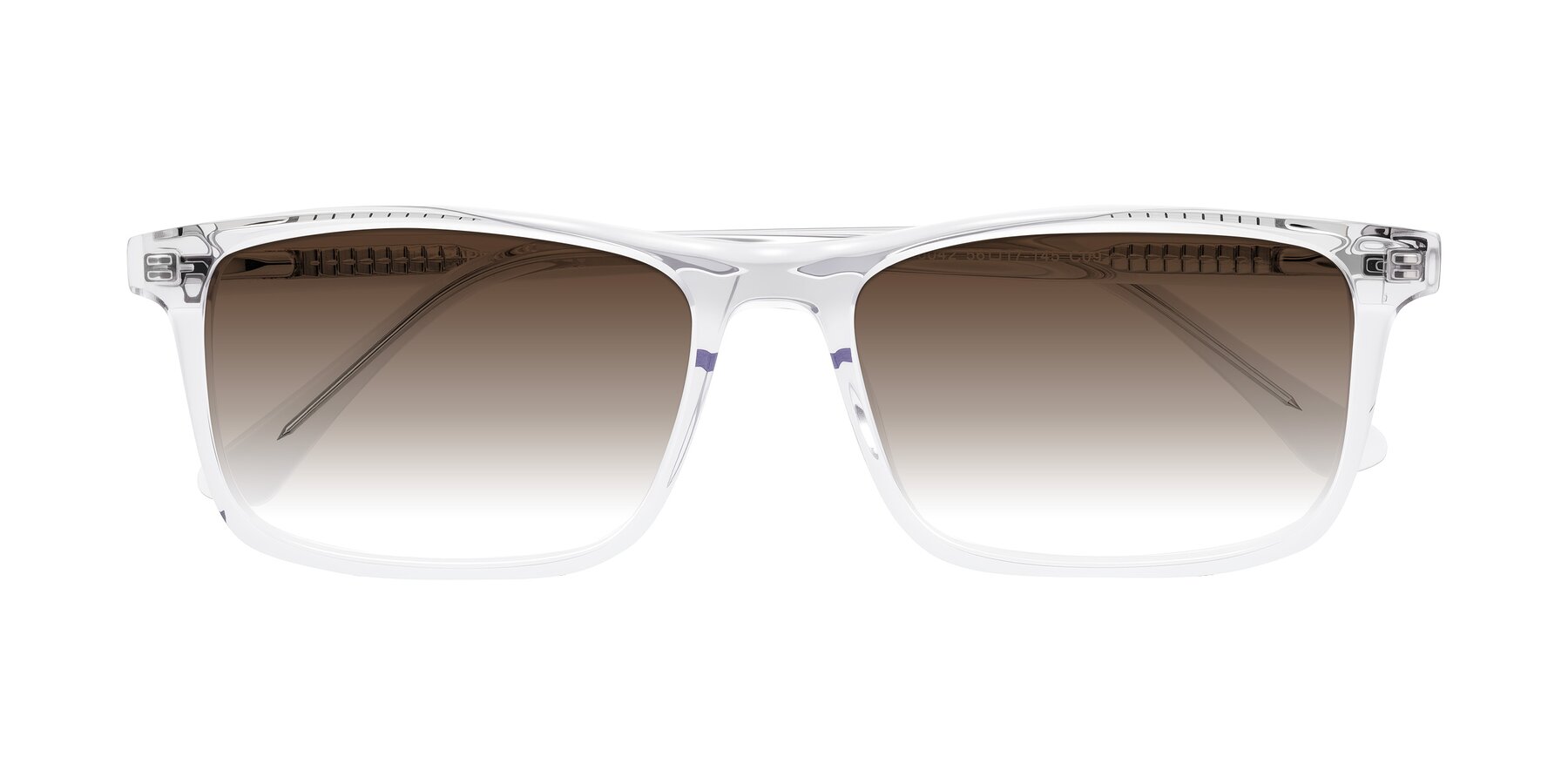 Folded Front of Plan in Clear with Brown Gradient Lenses