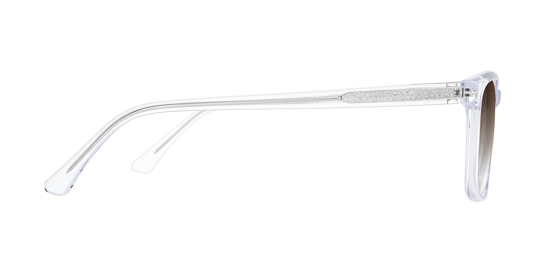 Side of Plan in Clear with Brown Gradient Lenses