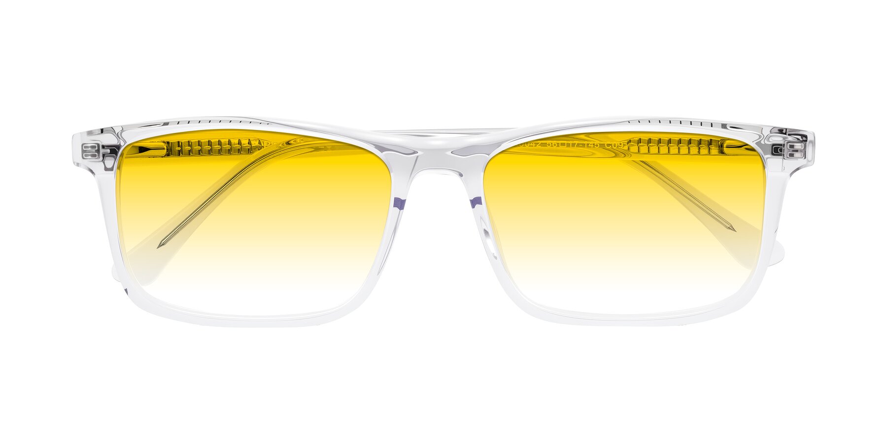 Folded Front of Plan in Clear with Yellow Gradient Lenses