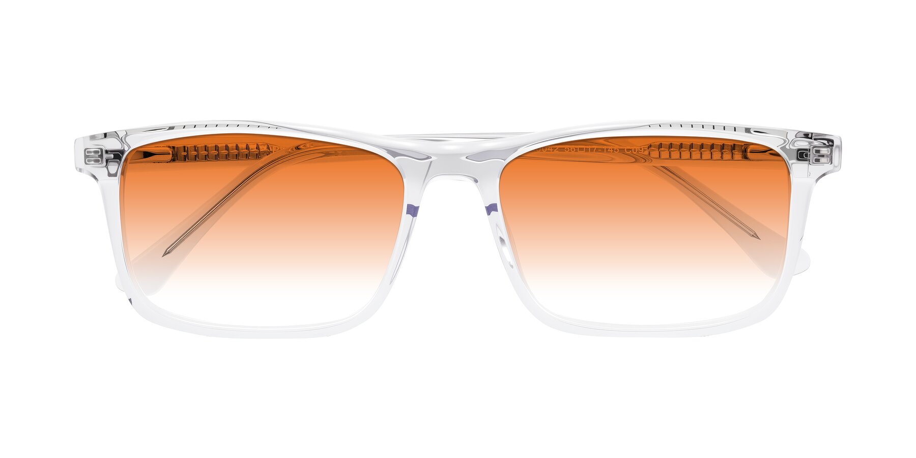 Folded Front of Plan in Clear with Orange Gradient Lenses