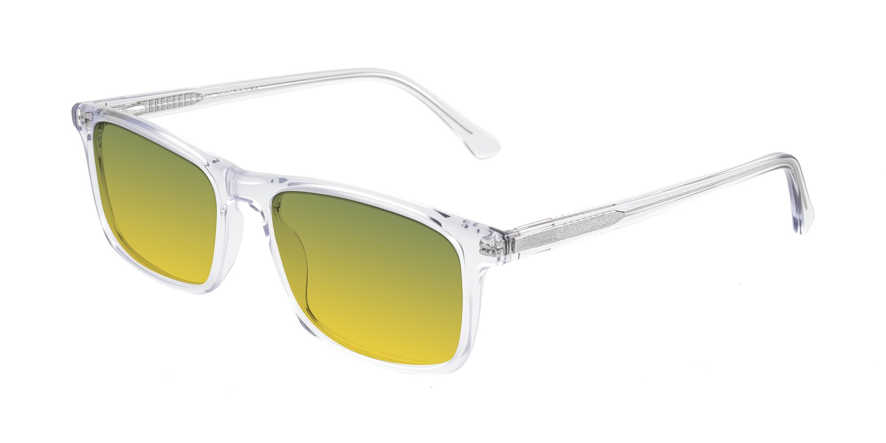 Angle of Plan in Clear with Green / Yellow Gradient Lenses