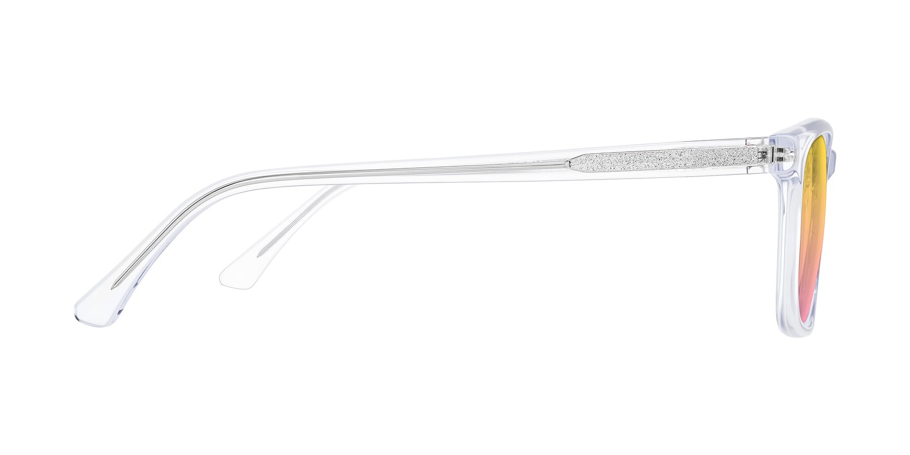 Side of Plan in Clear with Yellow / Pink Gradient Lenses