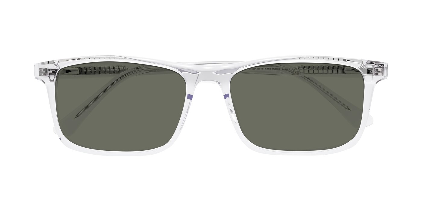 Plan - Clear Polarized Sunglasses