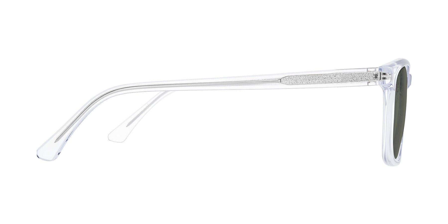 Side of Plan in Clear with Gray Polarized Lenses
