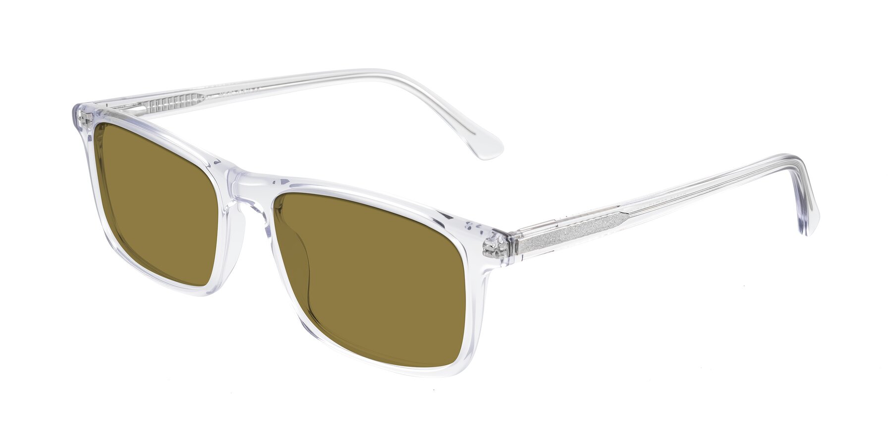 Angle of Plan in Clear with Brown Polarized Lenses