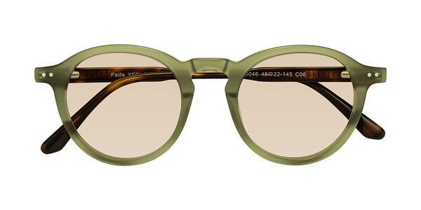 Front of Fade in Green / Tortoise