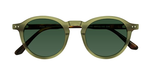Front of Fade in Green / Tortoise