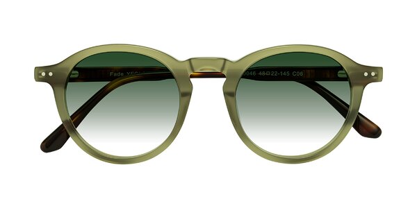 Front of Fade in Green / Tortoise