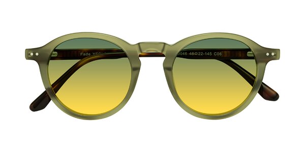 Front of Fade in Green / Tortoise