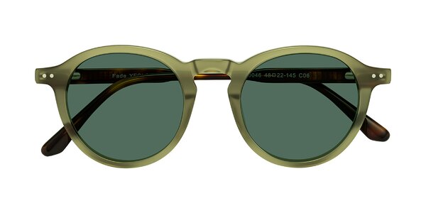 Front of Fade in Green/Tortoise