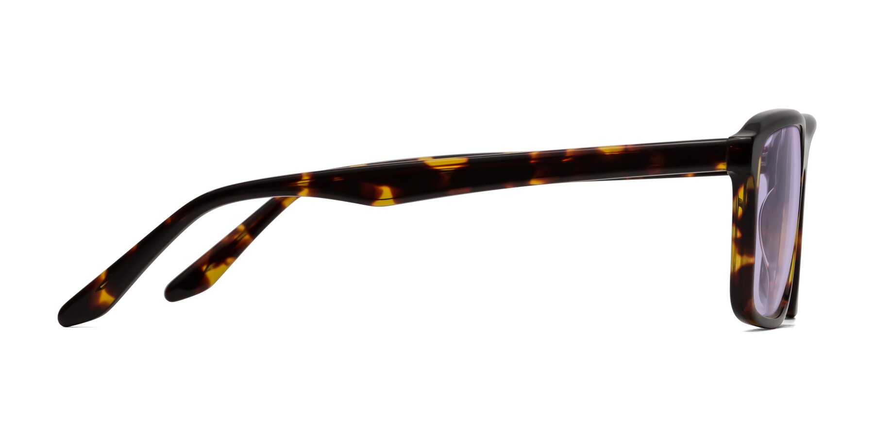 Side of Tornado in Tortoise with Light Purple Tinted Lenses