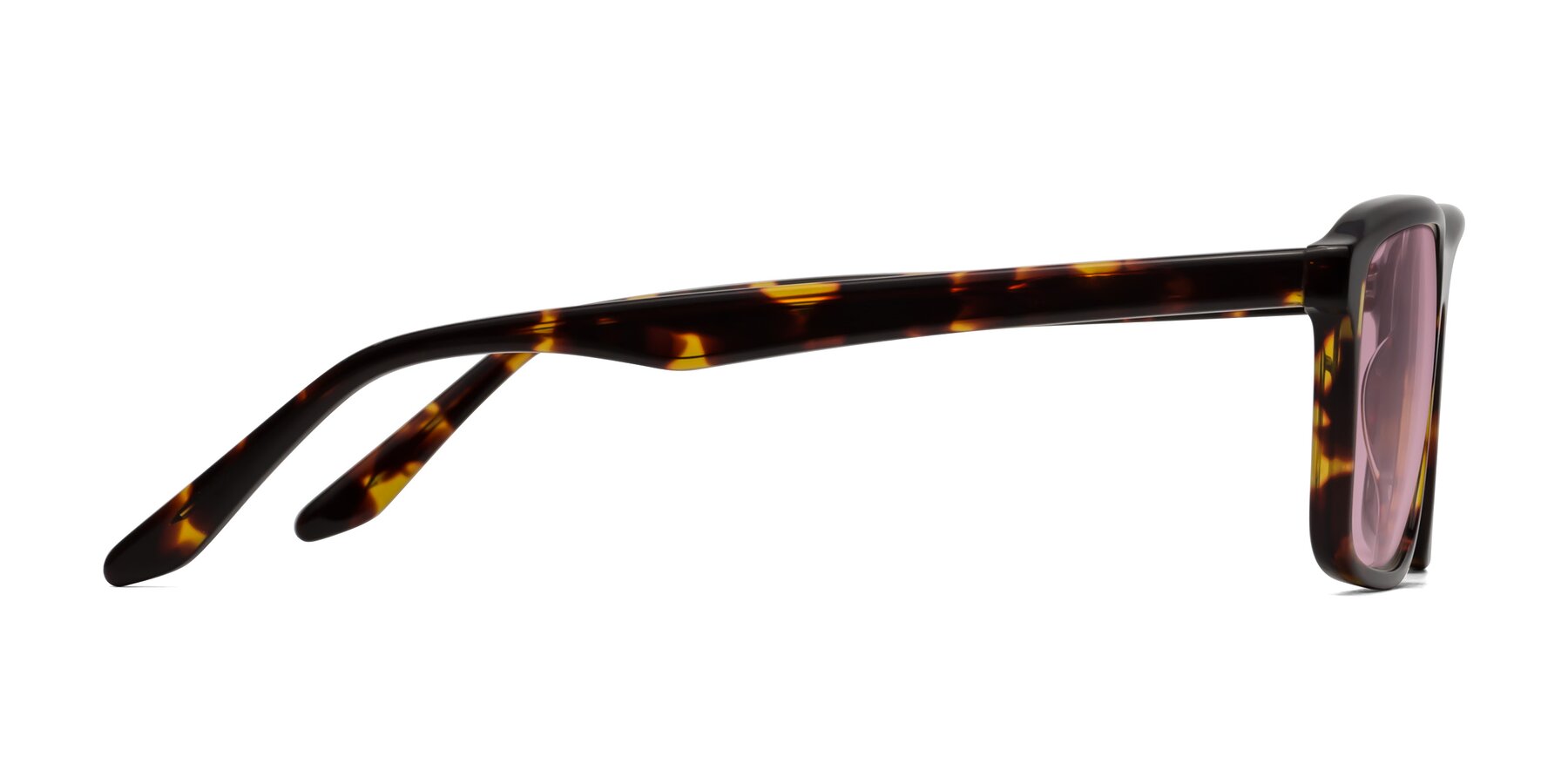 Side of Tornado in Tortoise with Light Wine Tinted Lenses