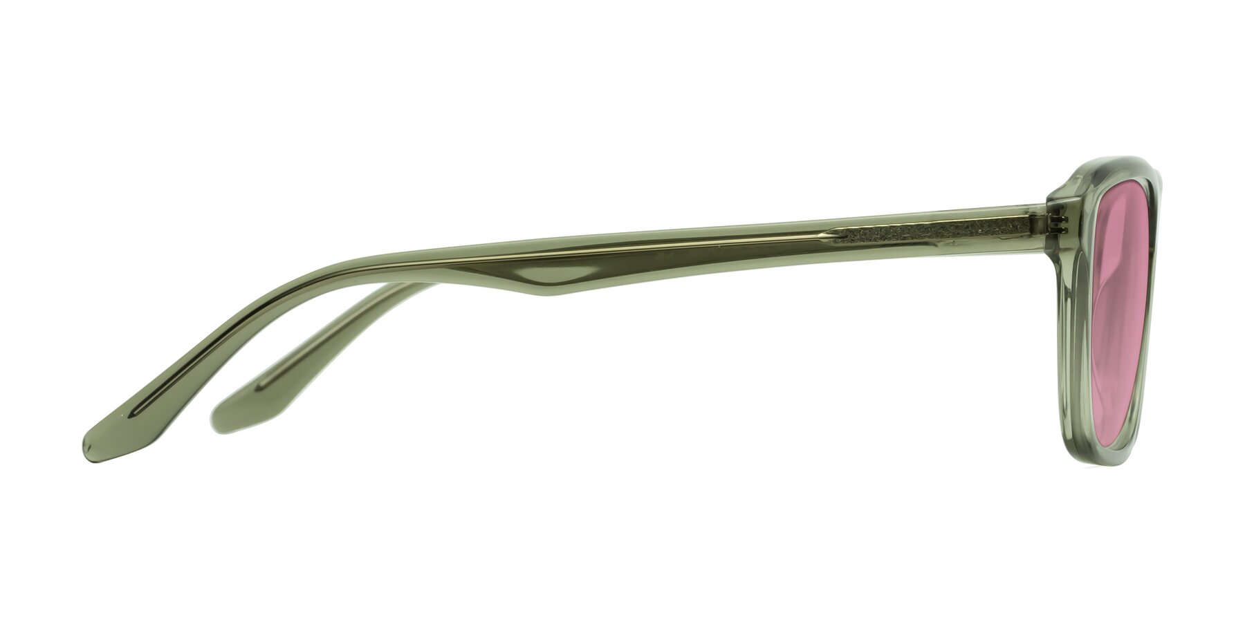 Side of Tornado in Grayish Green with Medium Wine Tinted Lenses