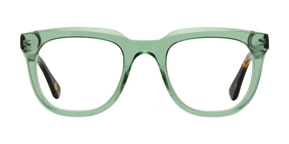System - Light Green/Tortoise Eyeglasses