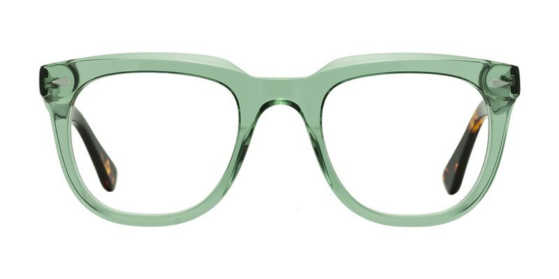 System - Light Green / Tortoise Eyeglasses